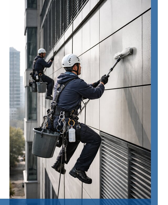 Мойка вентилируемого фасада в Дубне от 255 р. | ВЫСОТНИК-Дбн