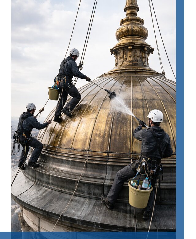 Мойка куполов и шпилей в Дубне от 8167 р. - заказать | ВЫСОТНИК-Дбн