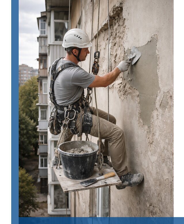 Восстановление фасадной штукатурки в Дубне с гарантией качества