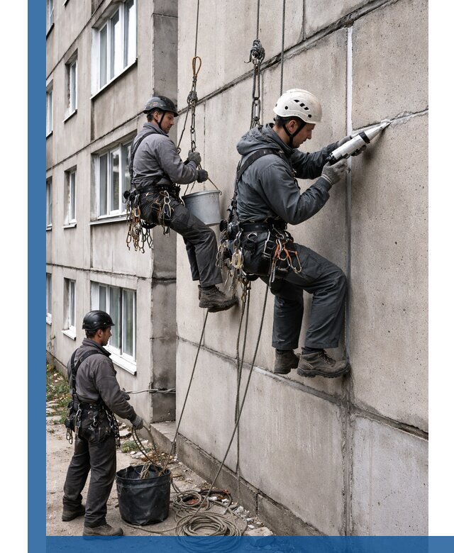 Герметизация межпанельных швов в Дубне с гарантией герметичности