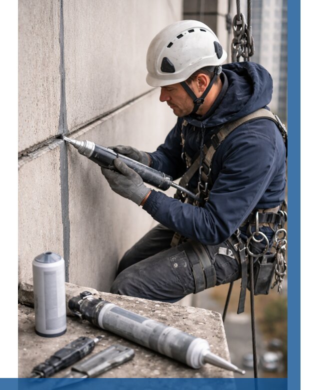 Вторичная герметизация швов в Дубне от 459 р. | ВЫСОТНИК-Дбн