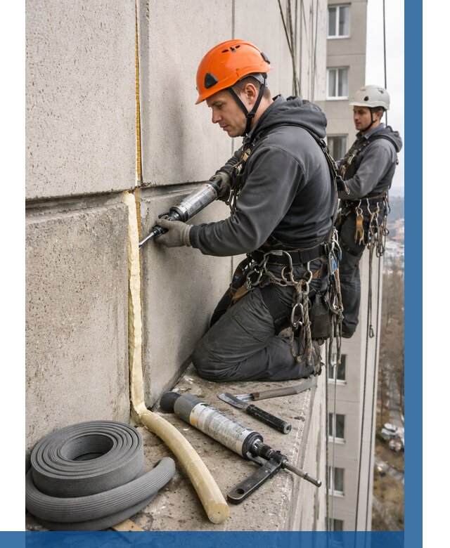 Теплый шов межпанельные швы в Дубне от 715 р. | ВЫСОТНИК-Дбн