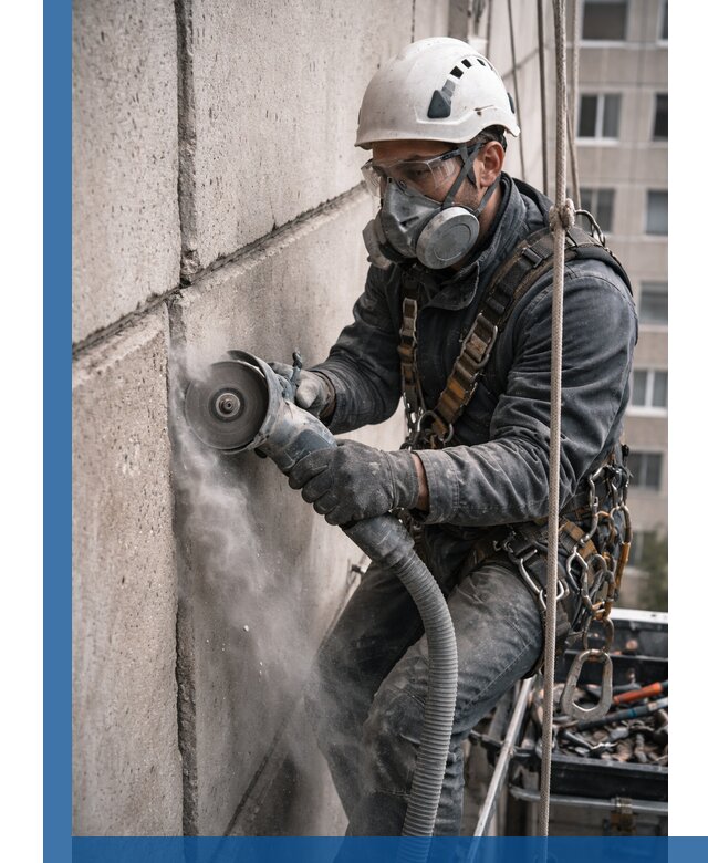 Штробление межпанельных швов в Дубне качественно и быстро