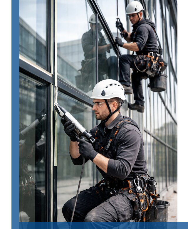 Герметизация витражных швов в Дубне для зданий и фасадов