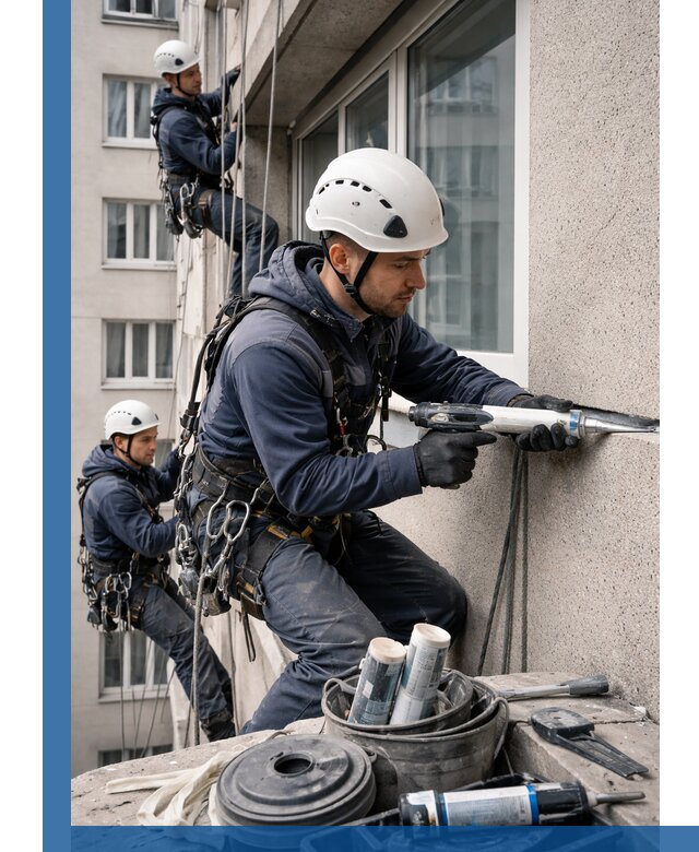 Герметизация швов лоджии в Дубне профессионально и надежно