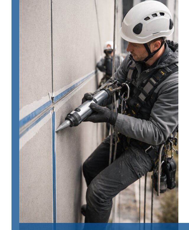 Герметизация стыков фасадных панелей в Дубне качественно и быстро