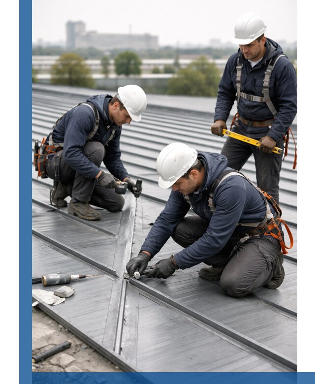 Ремонт фальцевой кровли в Дубне срочно и качественно