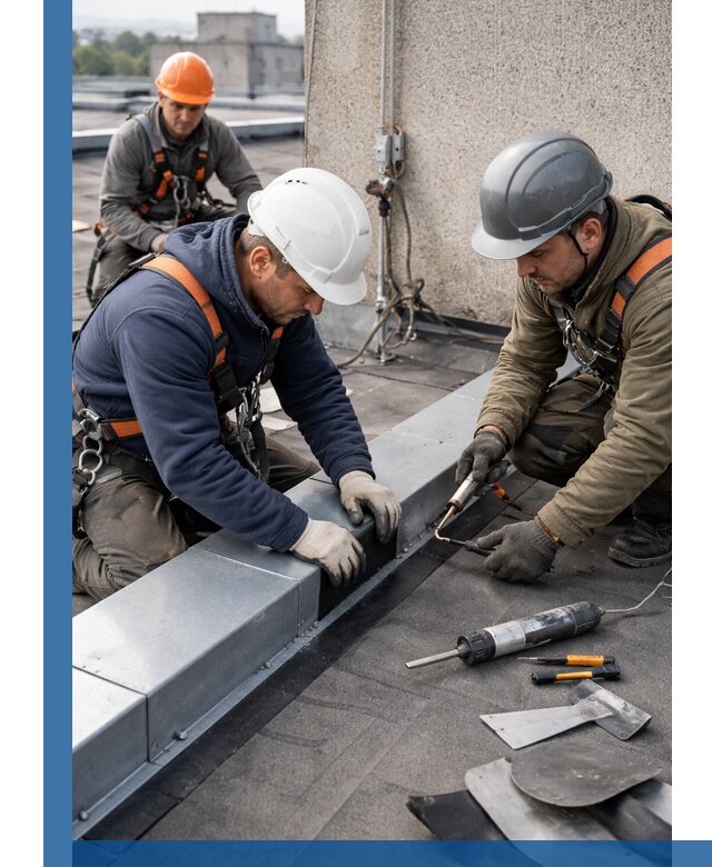 Ремонт кровельных примыканий в Дубне профессионально