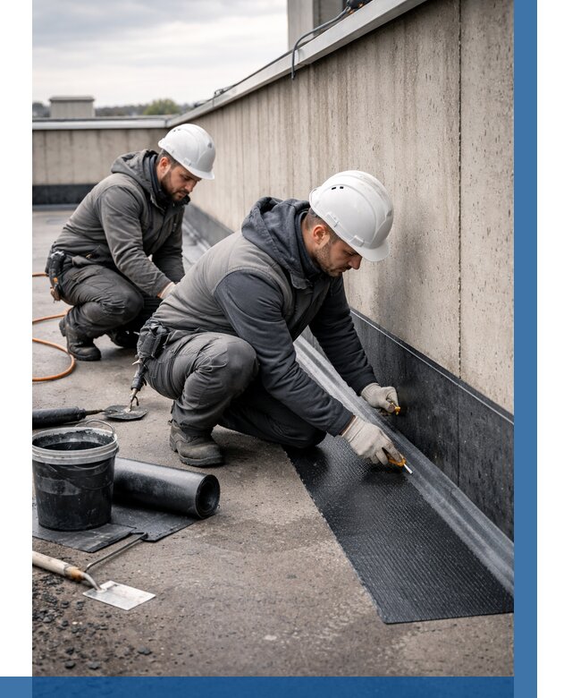 Гидроизоляция примыканий на кровле в Дубне от 919 р. | ВЫСОТНИК-Дбн