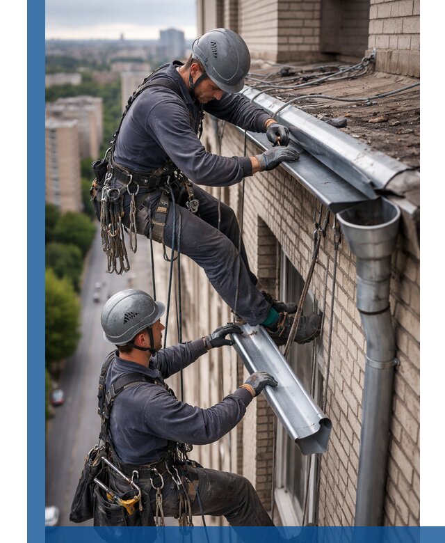 Ремонт водосточных желобов в Дубне, быстро и качественно