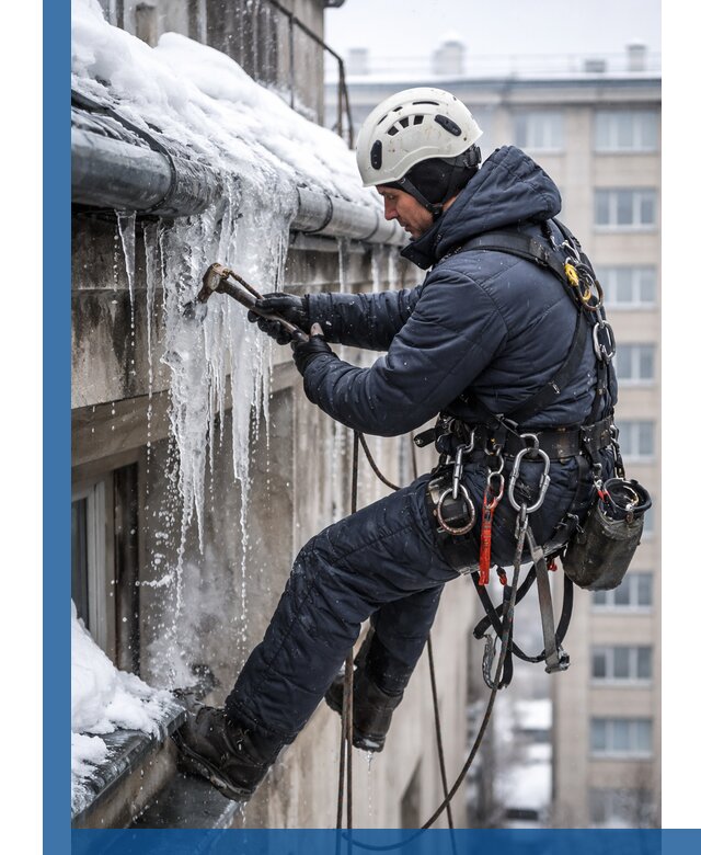 Удаление наледи и чистка водостоков в Дубне оперативно и безопасно