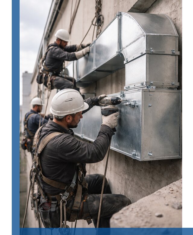 Профессиональный монтаж вентиляционных коробов в Дубне под ключ