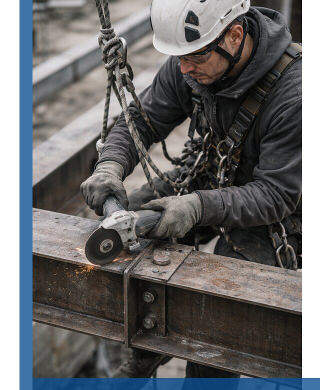 Резка металла на высоте в Дубне для зданий и конструкций