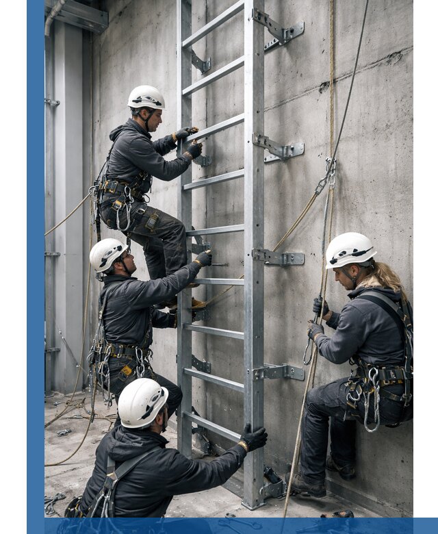 Монтаж металлических лестниц в Дубне под ключ со гарантией