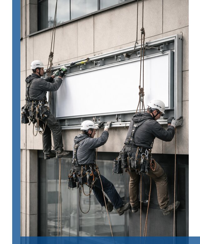 Профессиональный монтаж светового короба под ключ в Дубне