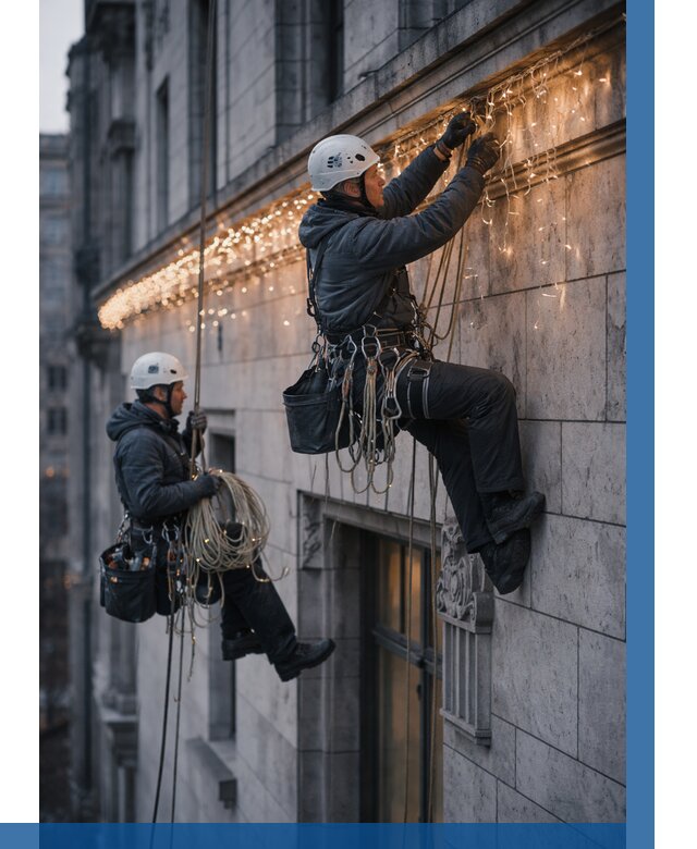 Монтаж новогодней иллюминации в Дубне от 8678 р. | ВЫСОТНИК-Дбн