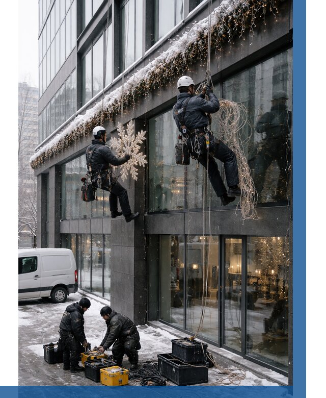 Демонтаж новогоднего оформления в Дубне от 5615 р. | ВЫСОТНИК-Дбн