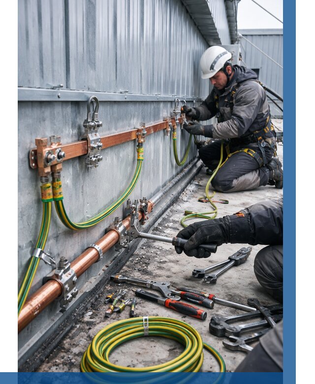 Монтаж заземления здания в Дубне от 25523 р. | ВЫСОТНИК-Дбн