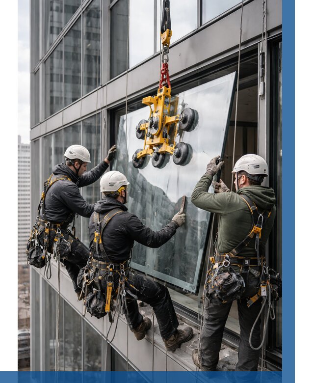 Фасадное остекление зданий под ключ в Дубне от 10209 р. | ВЫСОТНИК-Дбн