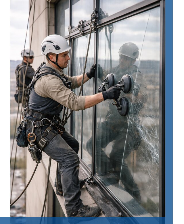 Замена стекла в витраже в Дубне под ключ от 8678 р. | ВЫСОТНИК-Дбн