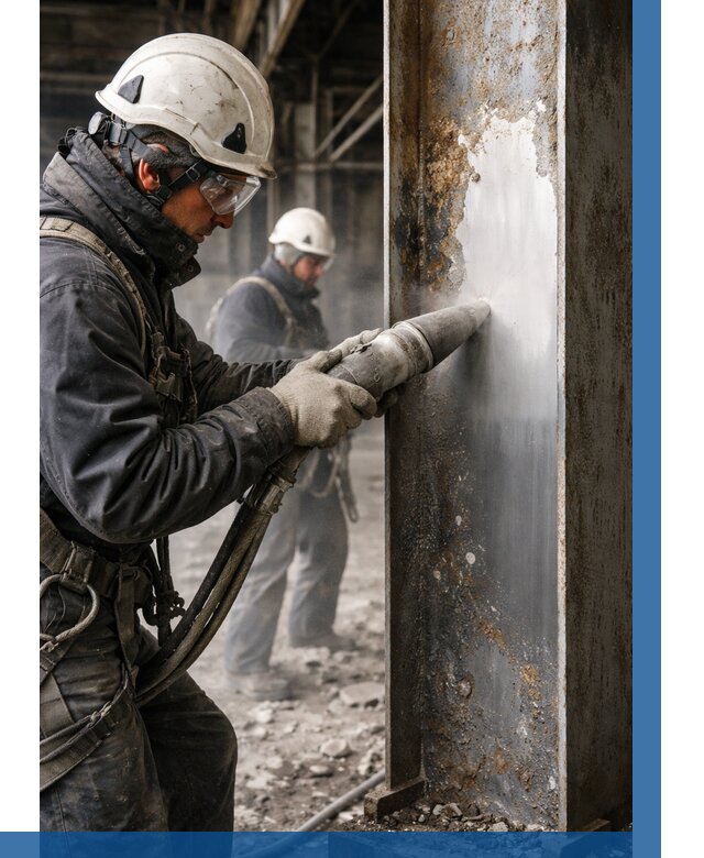 Удаление старой краски с металла в Дубне от 459 р. | ВЫСОТНИК-Дбн