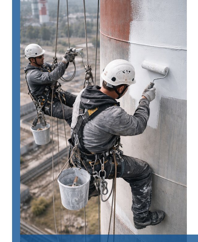 Покраска дымовых труб в Дубне: антикоррозийная защита и восстановление