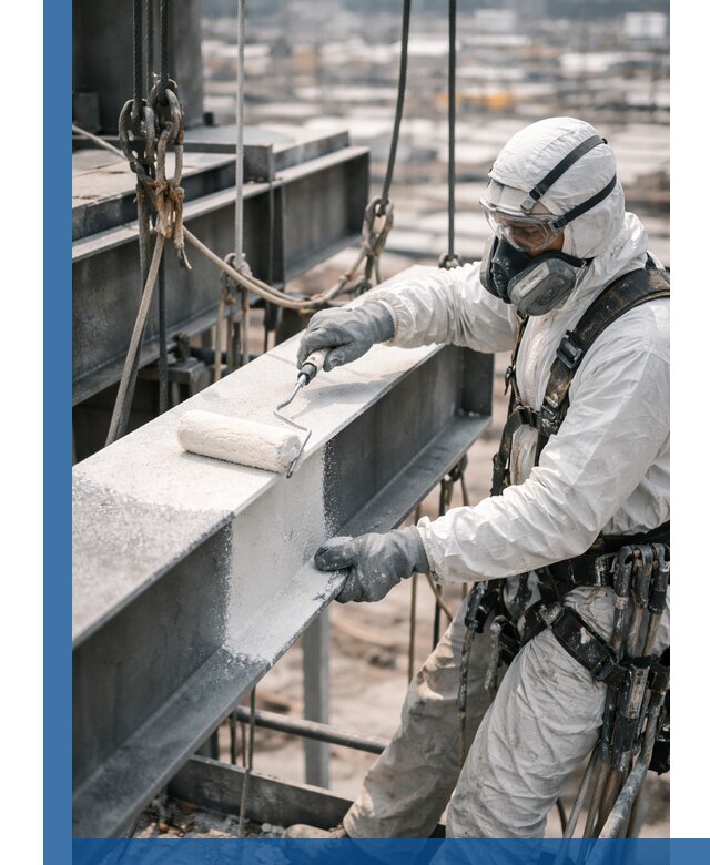 Профессиональная огнезащитная обработка металлоконструкций в Дубне