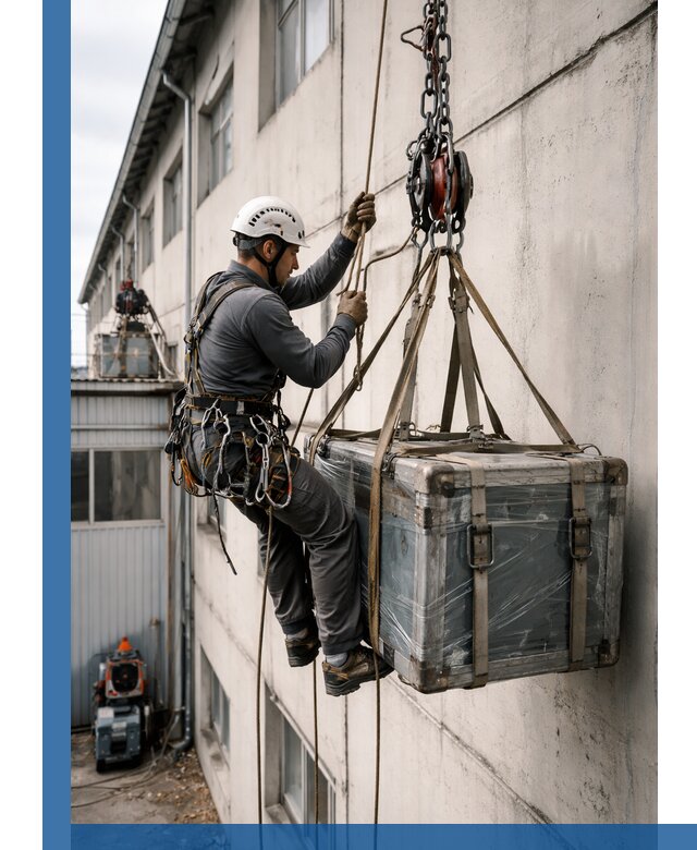 Подъем грузов на высоту в Дубне для промышленных объектов