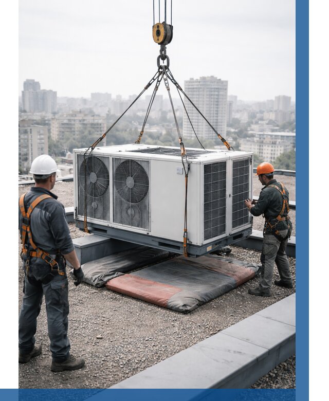 Подъем груза на крышу в Дубне от 5105 р. | ВЫСОТНИК-Дбн заказать