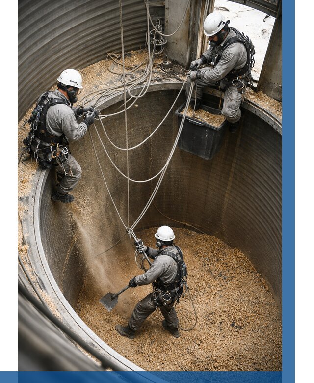 Чистка зерновых бункеров в Дубне от 12251 р. | ВЫСОТНИК-Дбн