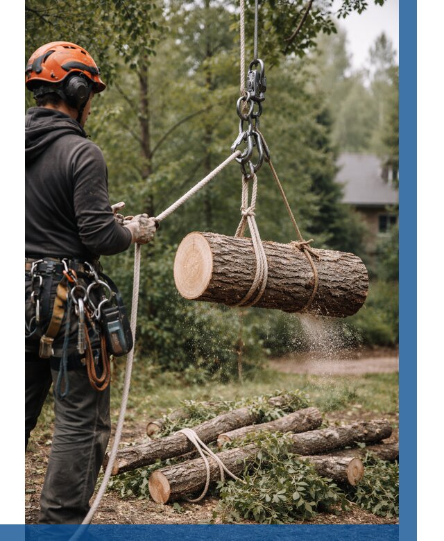 Валка деревьев частями в Дубне от 7657 р. | ВЫСОТНИК-Дбн