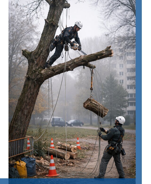 Удаление аварийных деревьев в Дубне от 15314 р. | ВЫСОТНИК-Дбн