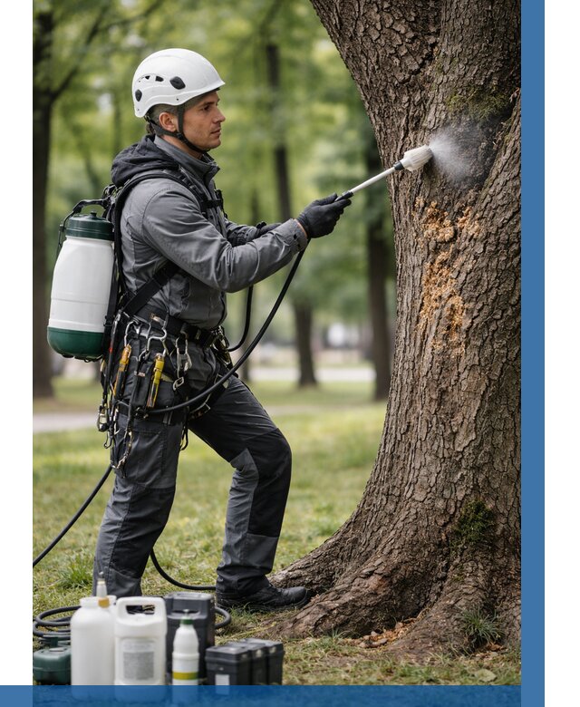 Обработка деревьев от вредителей в Дубне от 4594 р. | ВЫСОТНИК-Дбн