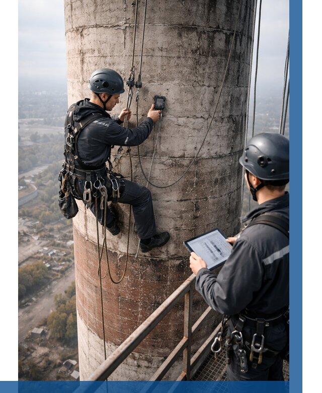 Обследование дымовой трубы в Дубне от 8167 р. | ВЫСОТНИК-Дбн